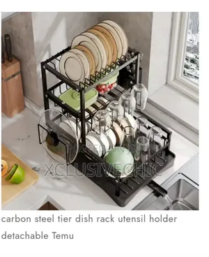 Carbon Steel 3layer Dish Rack