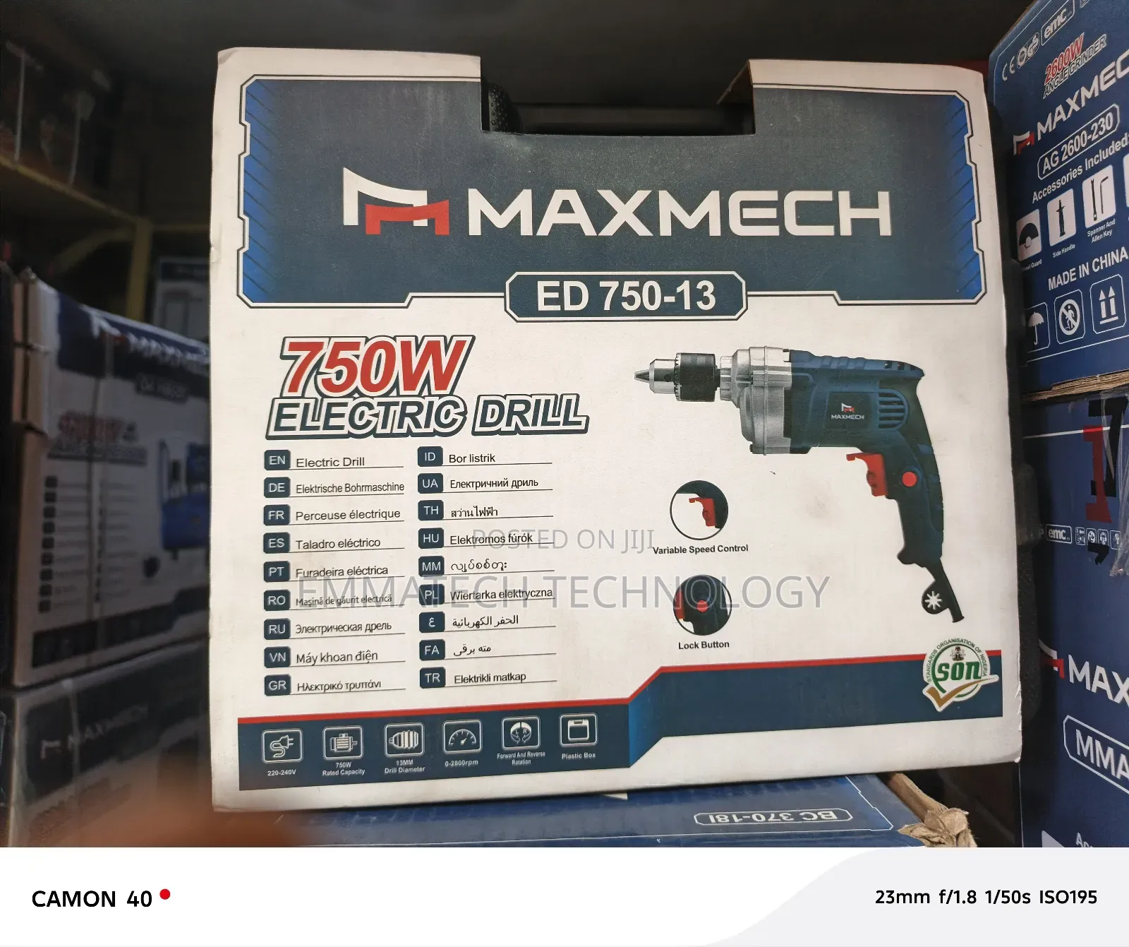 750w Electric Drill Machine