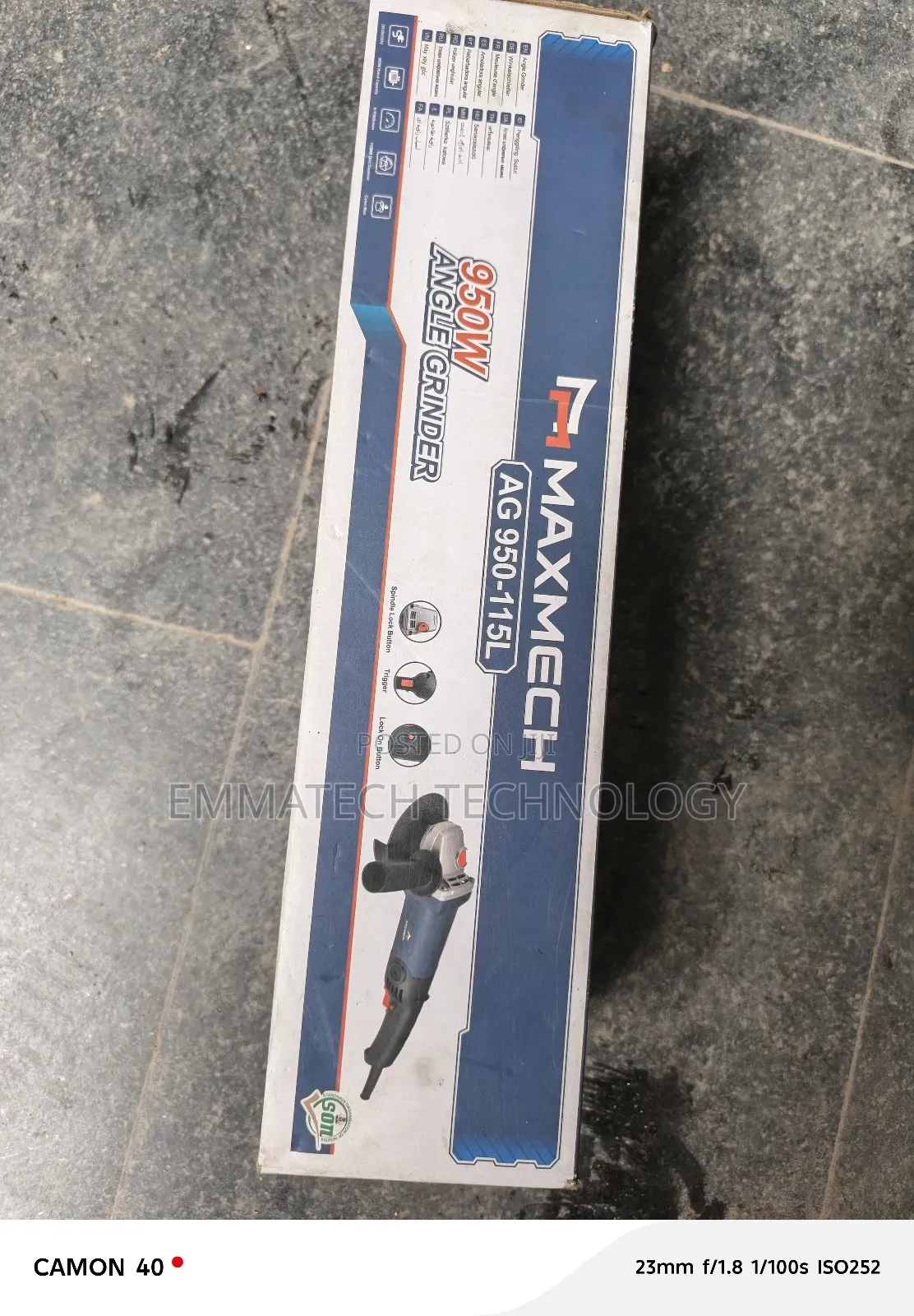 Maxmech 4 Inches Angle Grinder Machine