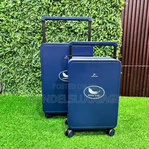 Leaves King Hard Shell Travel Suitcase With Spinner Wheels – Navy Blue