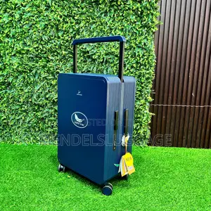 Leaves King Hard Shell Travel Suitcase With Spinner Wheels – Navy Blue