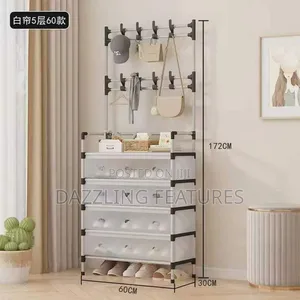 Multi-Functional Dust-Proof Shoe Hat Rack – Heavy Duty