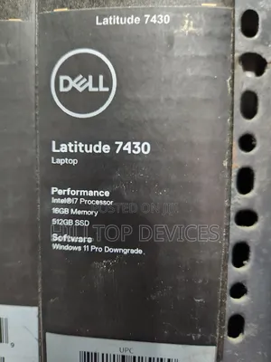 New Laptop Dell Latitude 7430 16GB Intel Core I7 SSD 512GB