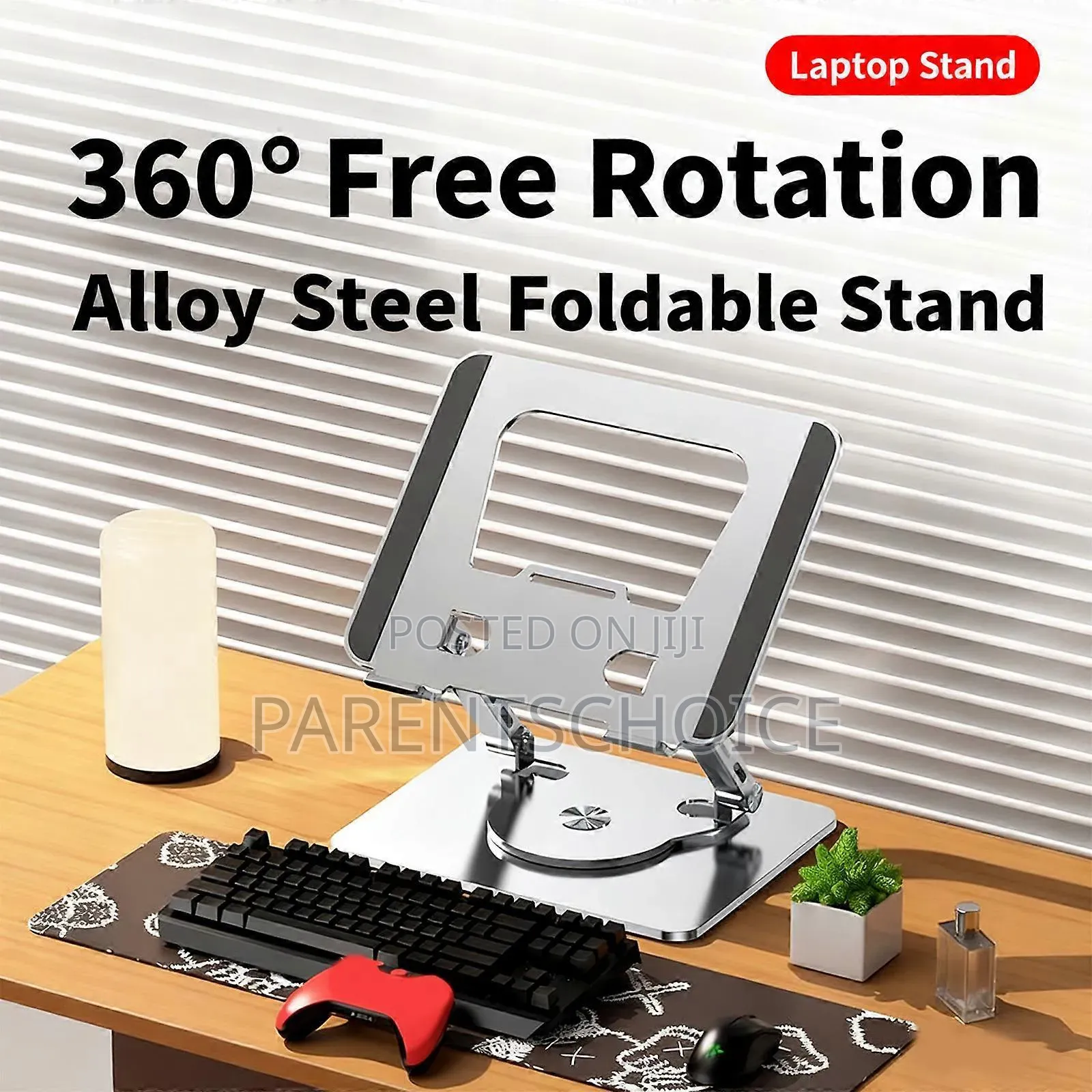 360° Rotating Laptop Riser/Ergonomic Computer Stand