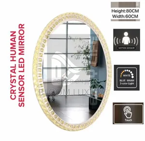 Crystal Human Sensor Led Mirror