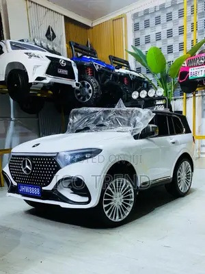 White Mercedes Benz 2 Seaters for Kids Age 1-10 With Remote Control