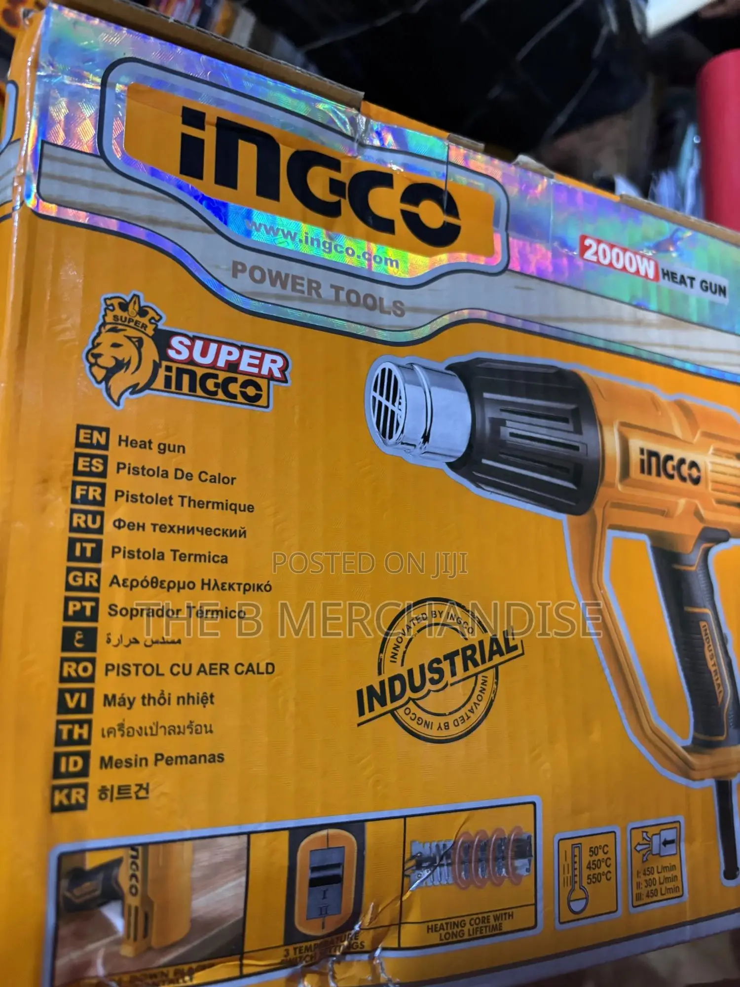 Ingco Professional Heat Gun 2000w