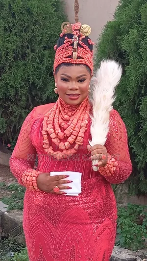 Edo Bridal Beads And Okuku Installation