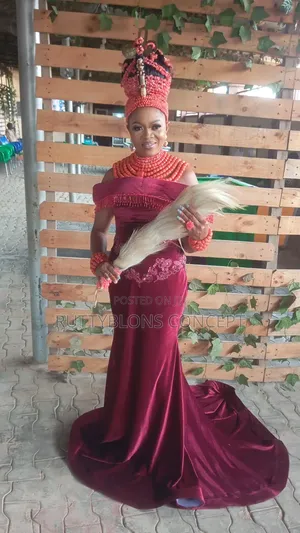 Edo Bridal Beads And Okuku Installation