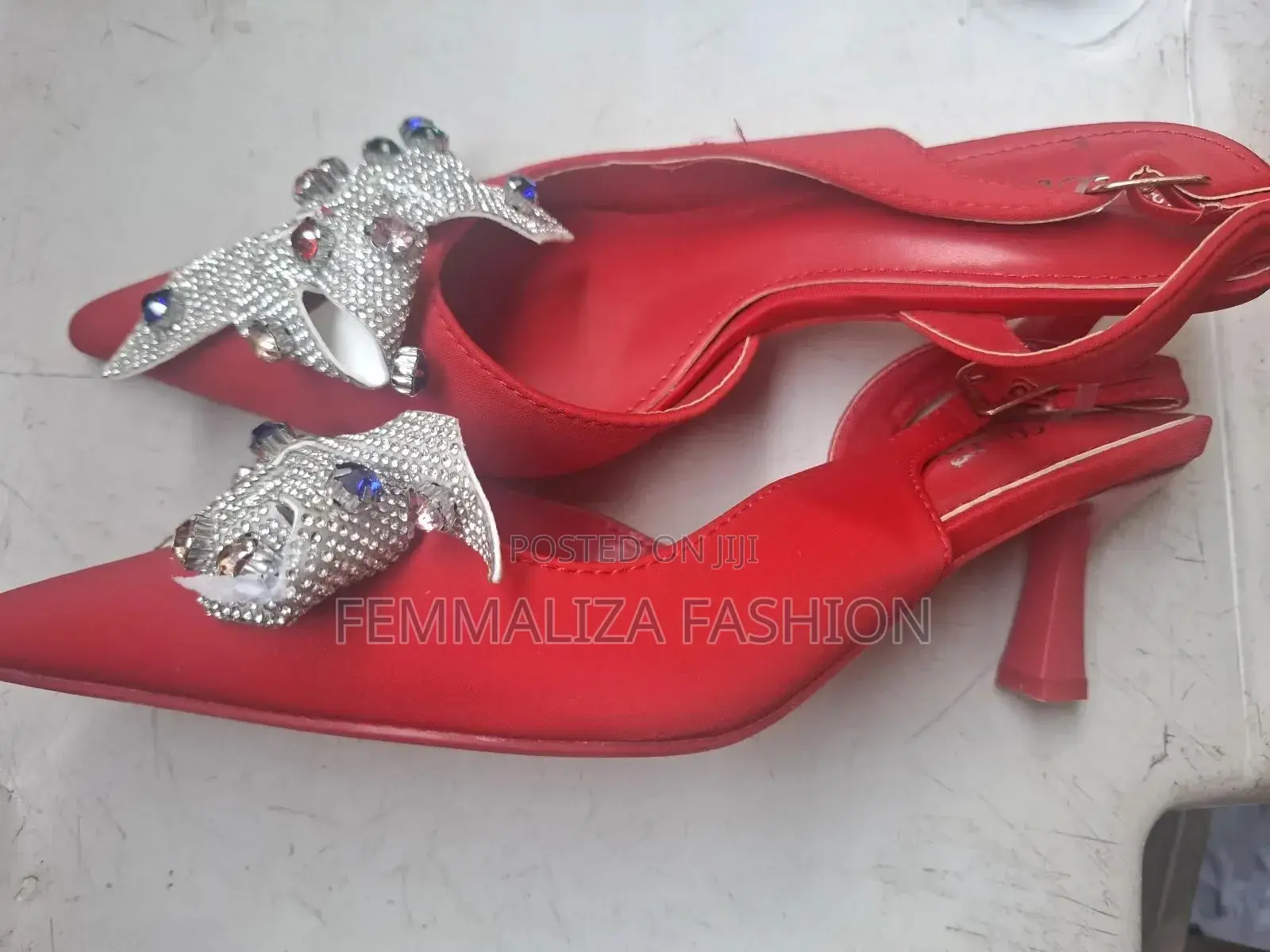 Ladies Stilletto Covered Shoe