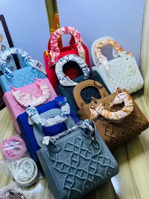 Fully Boxed Dior Handbag With Scarf