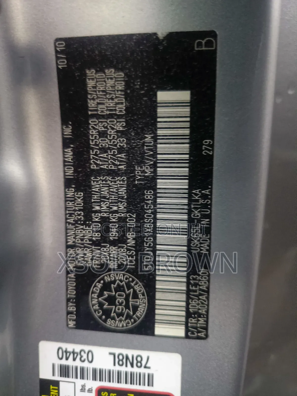 Toyota Sequoia 2011 Silver