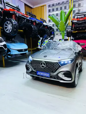Grey Mercedes Benz for Kids Age 1-10 With Bluetooth and Remote Control