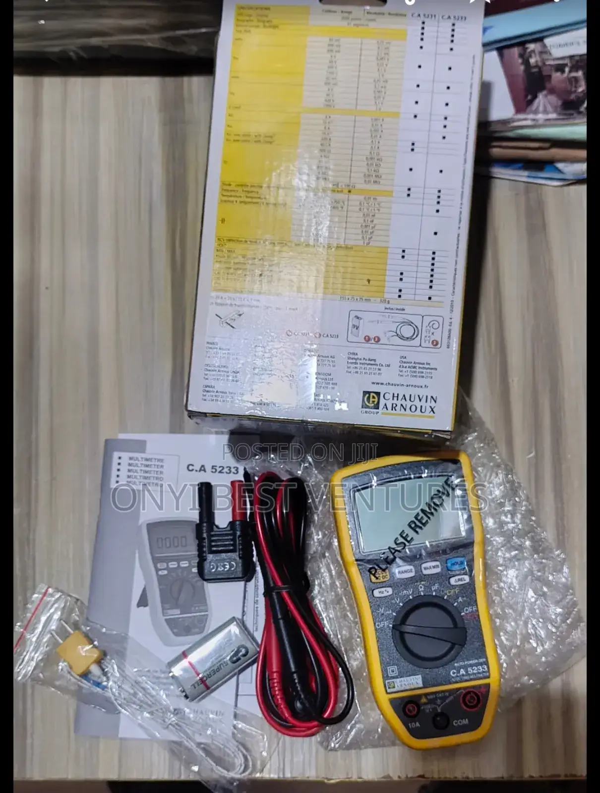 C.A 5233 Chauvin Armoux Multimeter