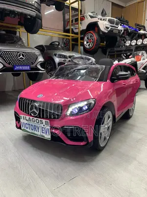 Pink Mercedes Benz Gle for Kids Age 1-6 With Bluetooth and Remote