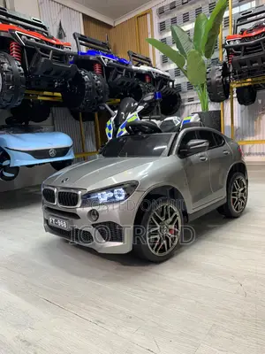Grey BMW X6 Coupe Suv for Kids Age 1-6 With Remote Control and Charger