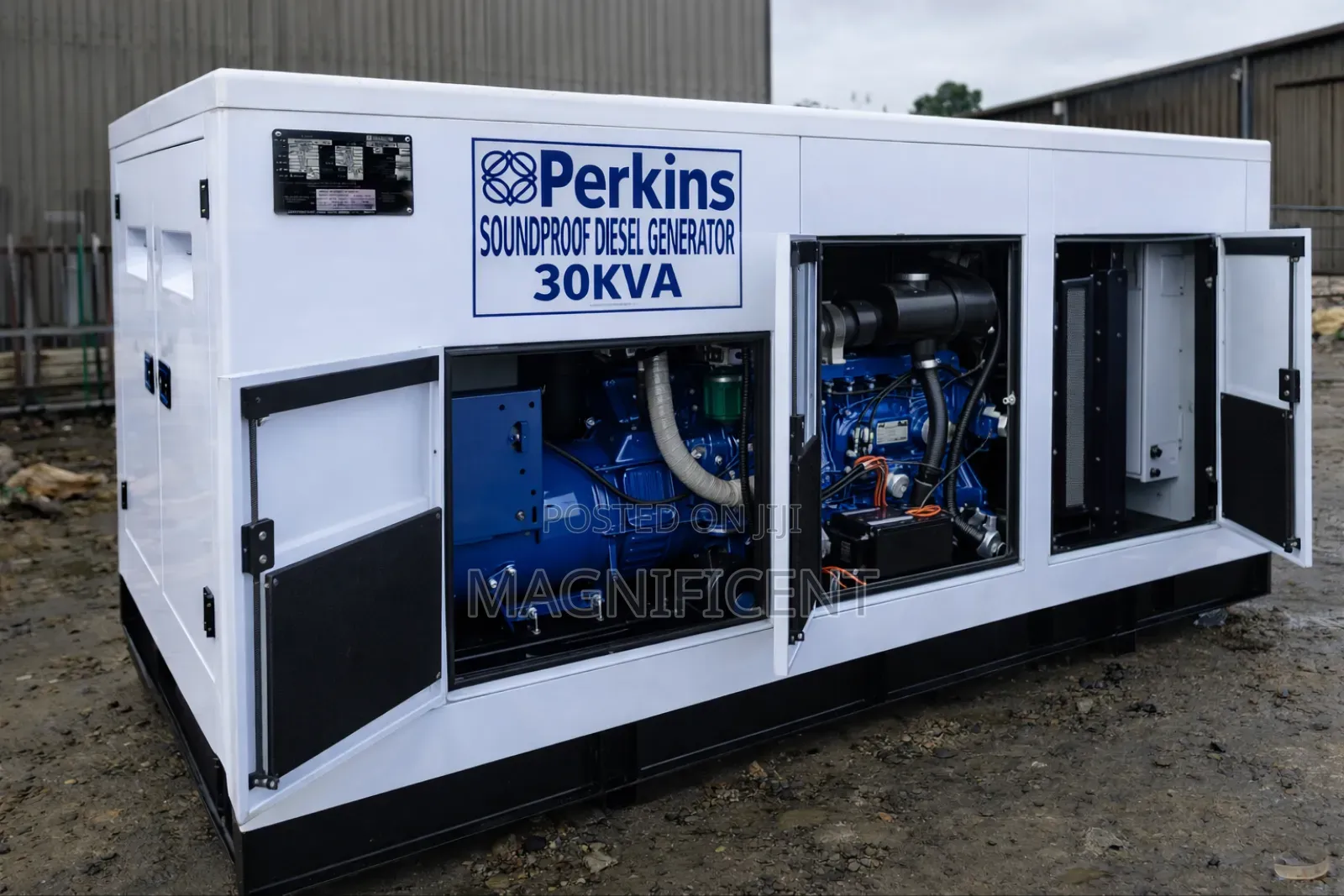 Perkins 30kva Soundproof Generator | Strong Engine | Low Noise
