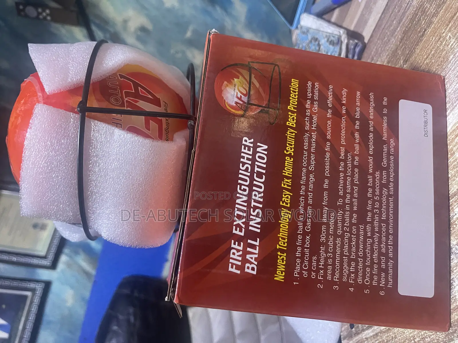Automatic Fire Extinguisher Ball