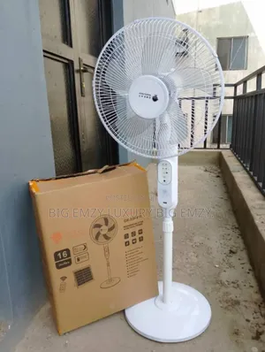 16inches Solar and Rechargeable Standing Fan