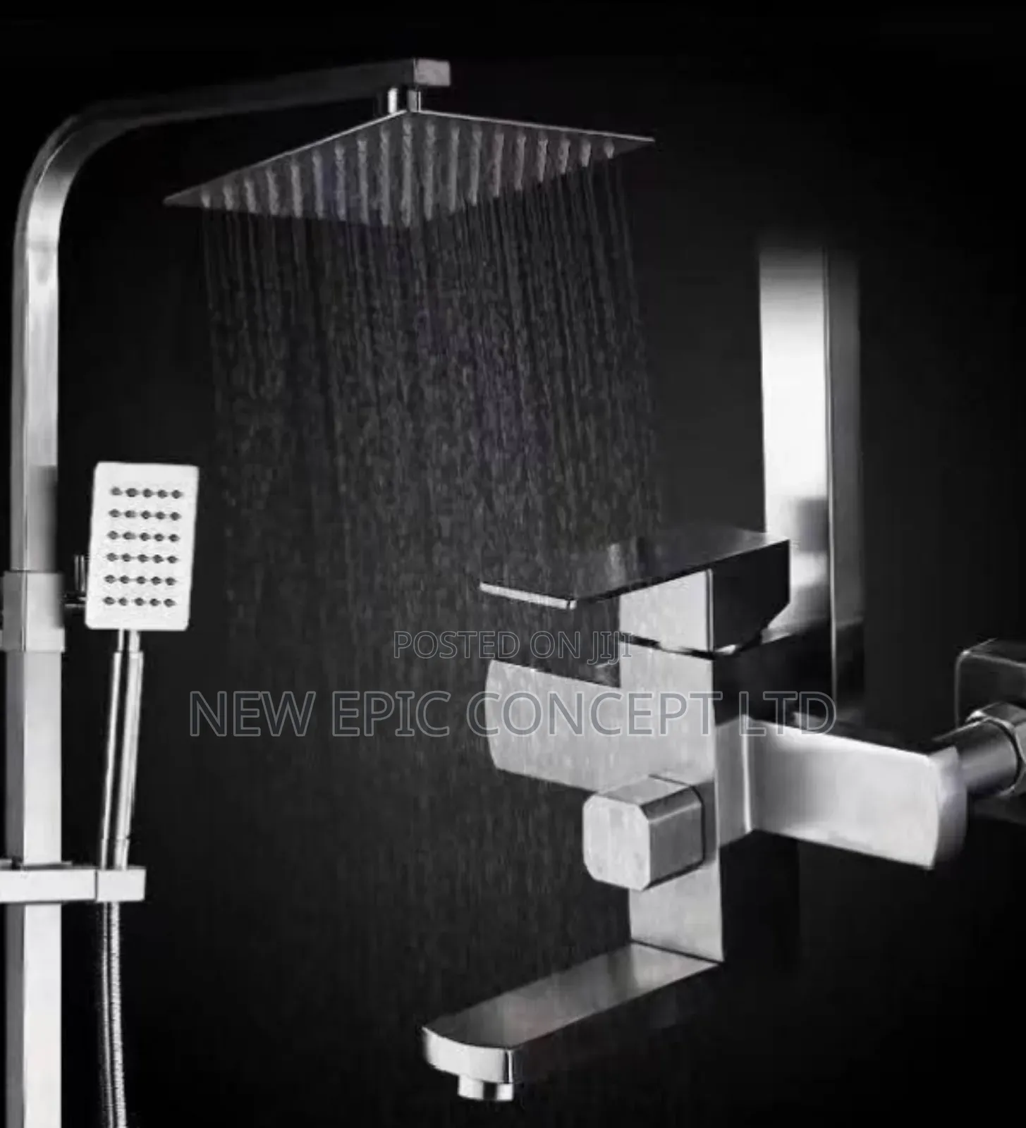 Antirus Steel Standing Shower
