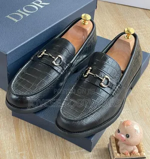 Dior Leather Corporate Shoe With Flat Sole
