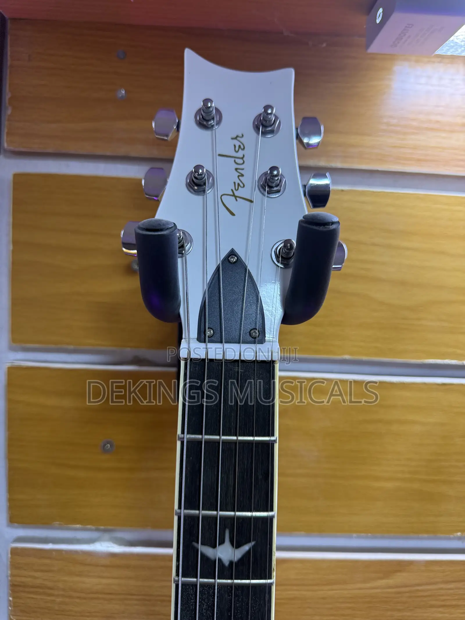 Professional Fender Electric Guitar - White Guitar