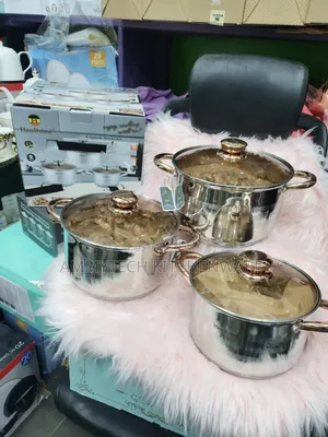 6pcs Hausroland Stainless Steel Pots