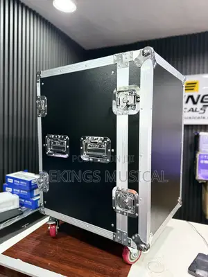 Heavy Duty 16 Units Amplifier Rack With Wheels Amp