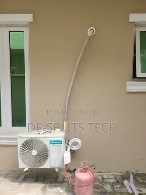 1hp Inveter Hisense Ac Professionally Installed by De-Splits Tech