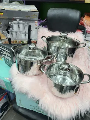 6pcs Pure And Stainless Steel Pots