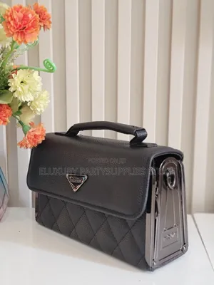 Black Leather Mini Bag