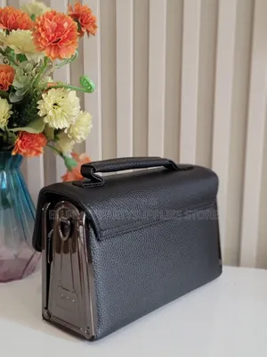 Black Leather Mini Bag