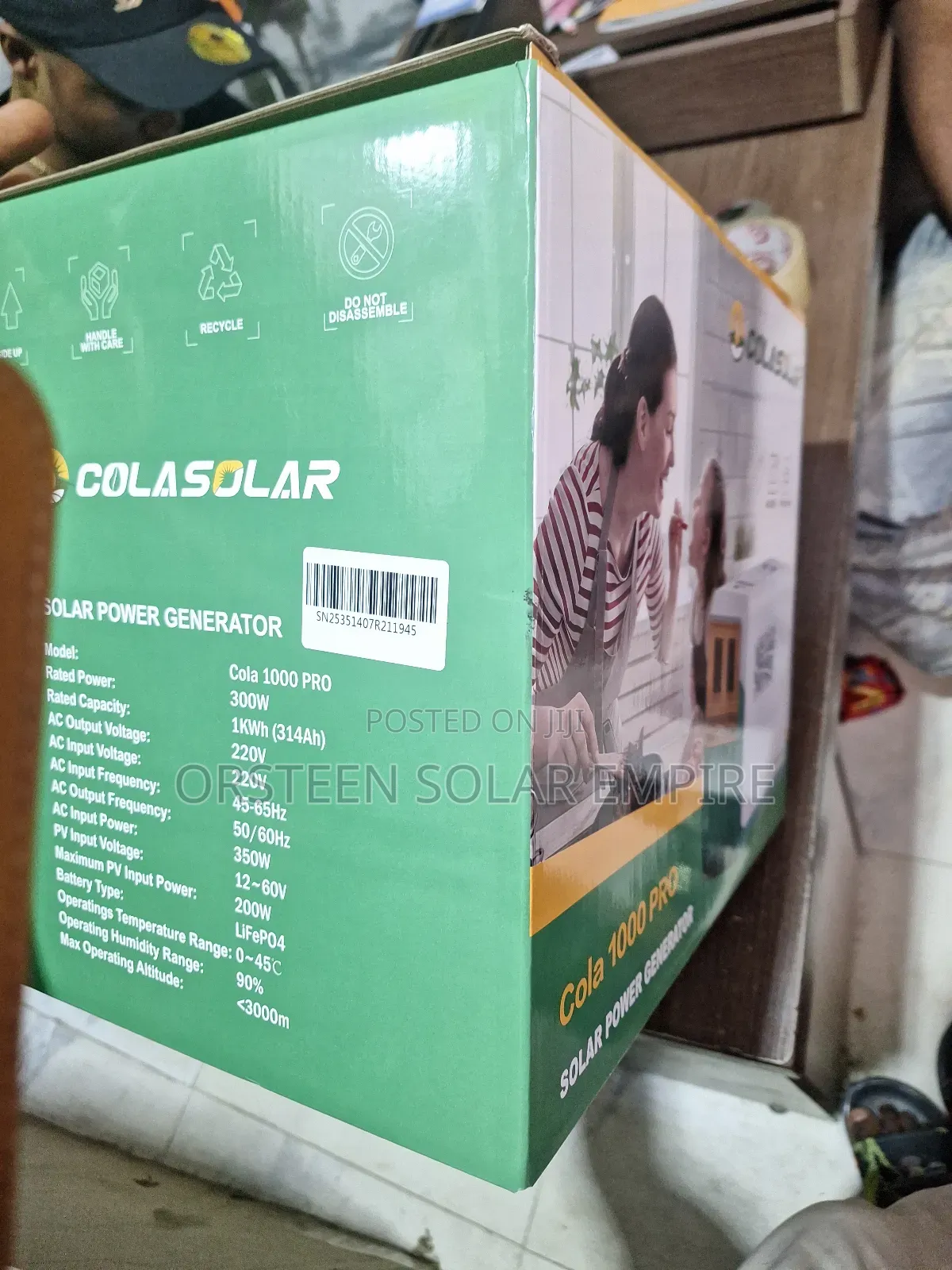 1kwh Cola Solar Gen