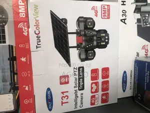 Poly Vision T31 Intelligent Solar PTZ Camera Triple Lens