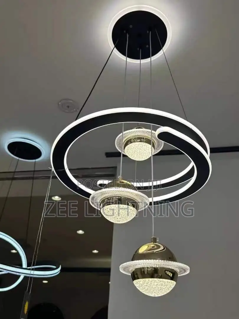 Led Dropping Light With 3 Single Drop Pendant