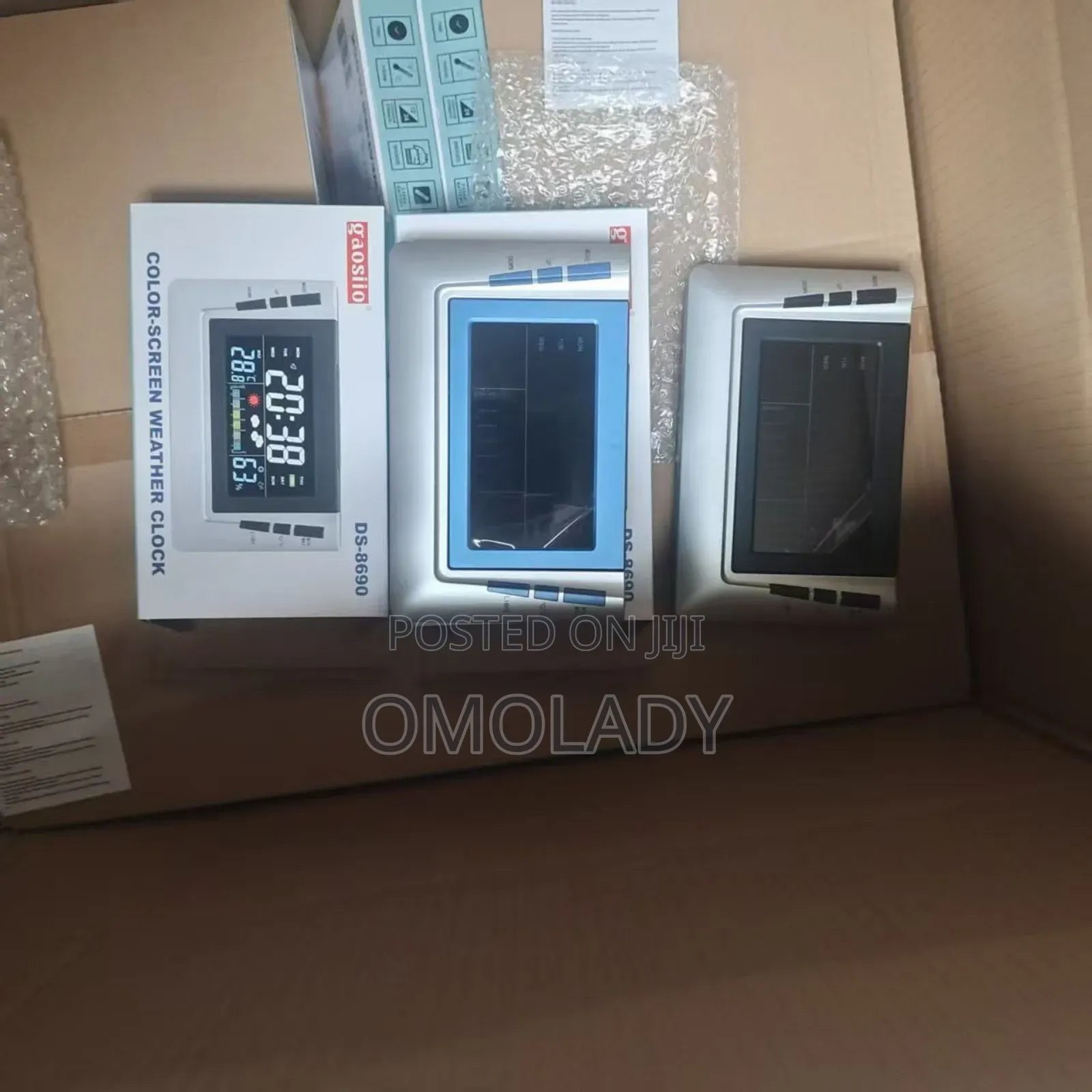 Coloured Screen Table Clock Alarm Clock