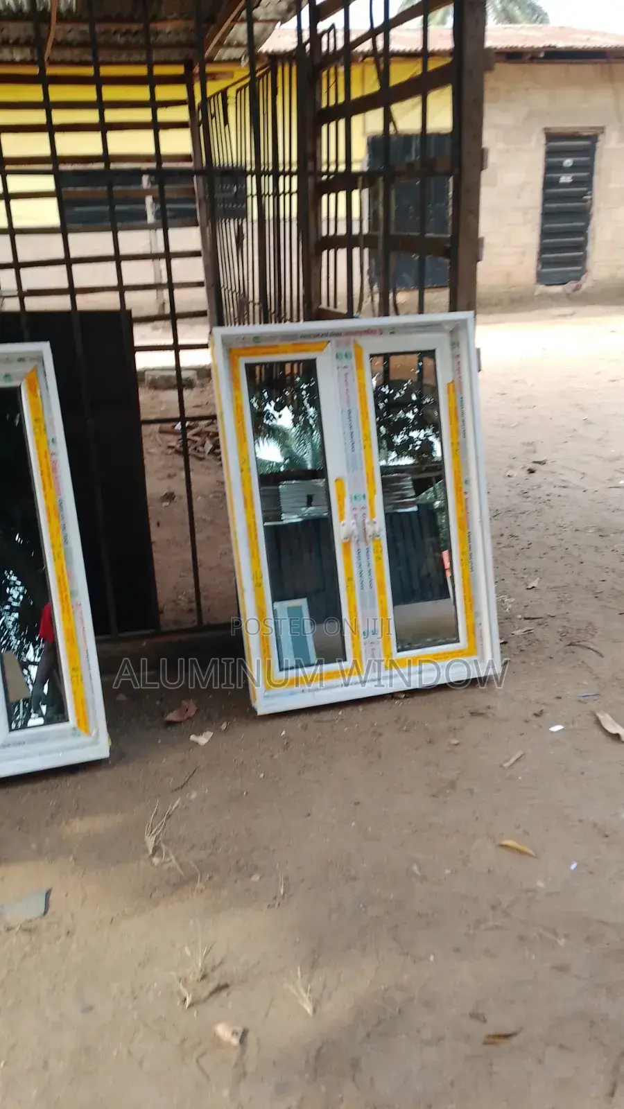 Casement Window Without Pipe Galvanized and Net