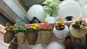 Wall Vase Iron and Plastic Available
