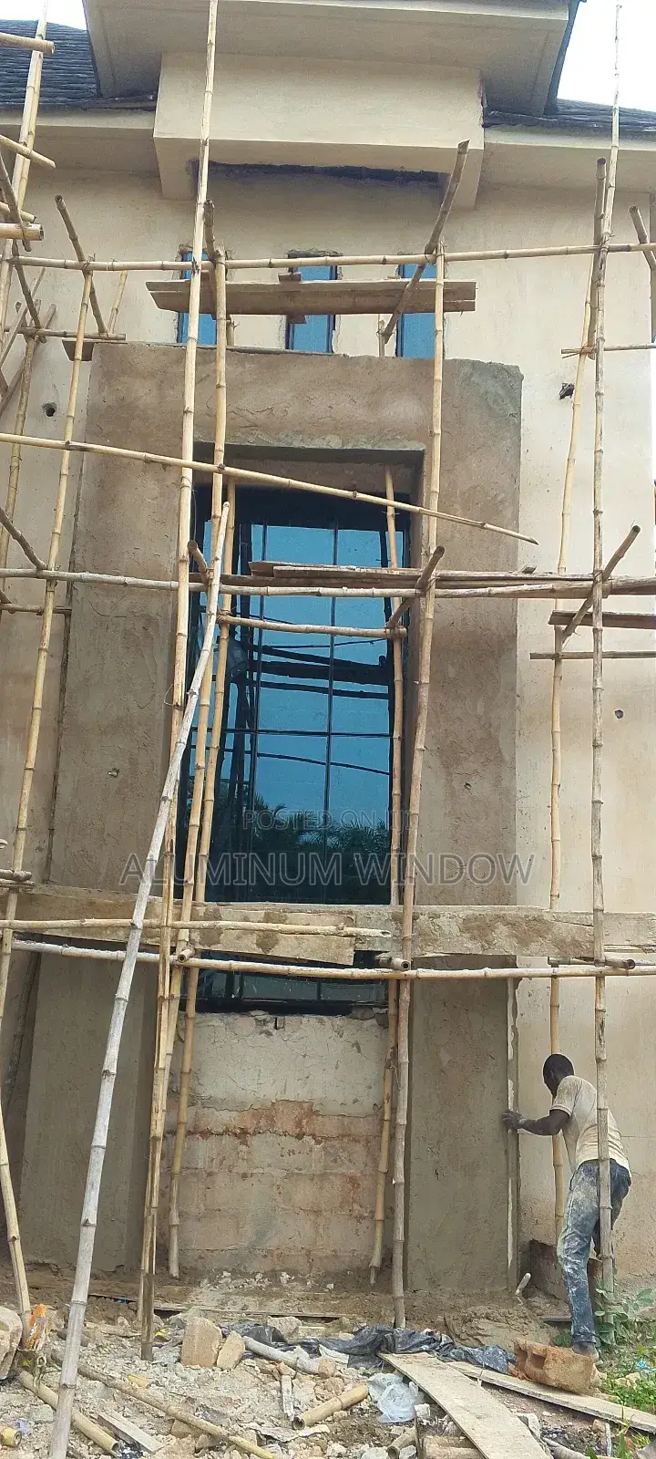Frameless Window and Pipe Galvanized and Net Usa