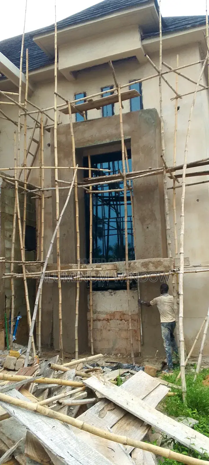 Frameless Window and Pipe Galvanized and Net Usa