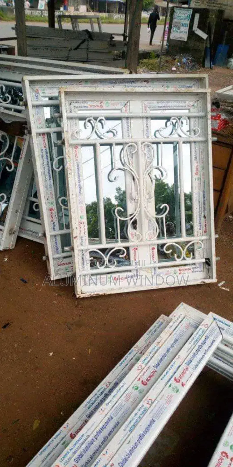 Casement Window With Burglary Protector