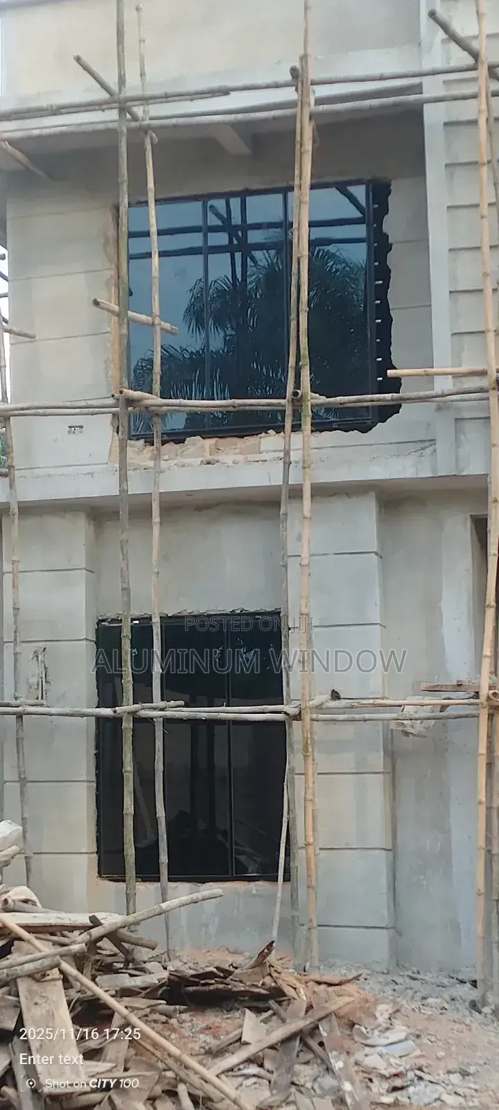Frameless Window Installation
