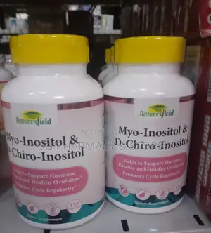 Natures Field Myo-Inositol D-Chiro-Inositol 120caps