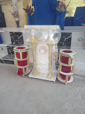 New Model Exotic Pulpit With 2 Offereing Box