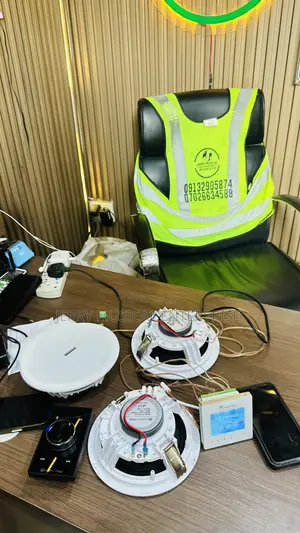 3n1 Ceiling Speakers With Wall Amplifier