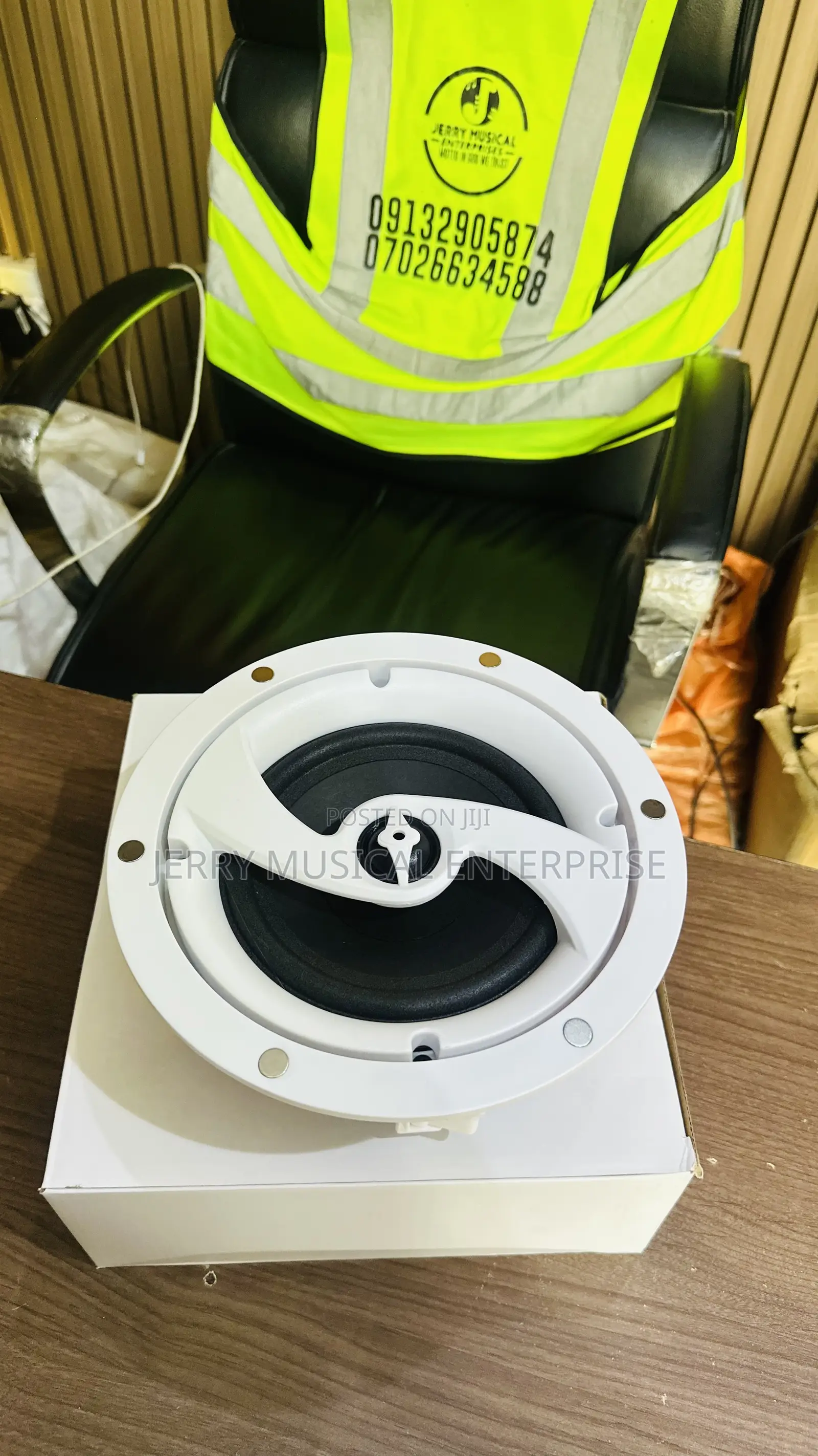 Rimeless 60watts Ceiling Speakers With Woofer