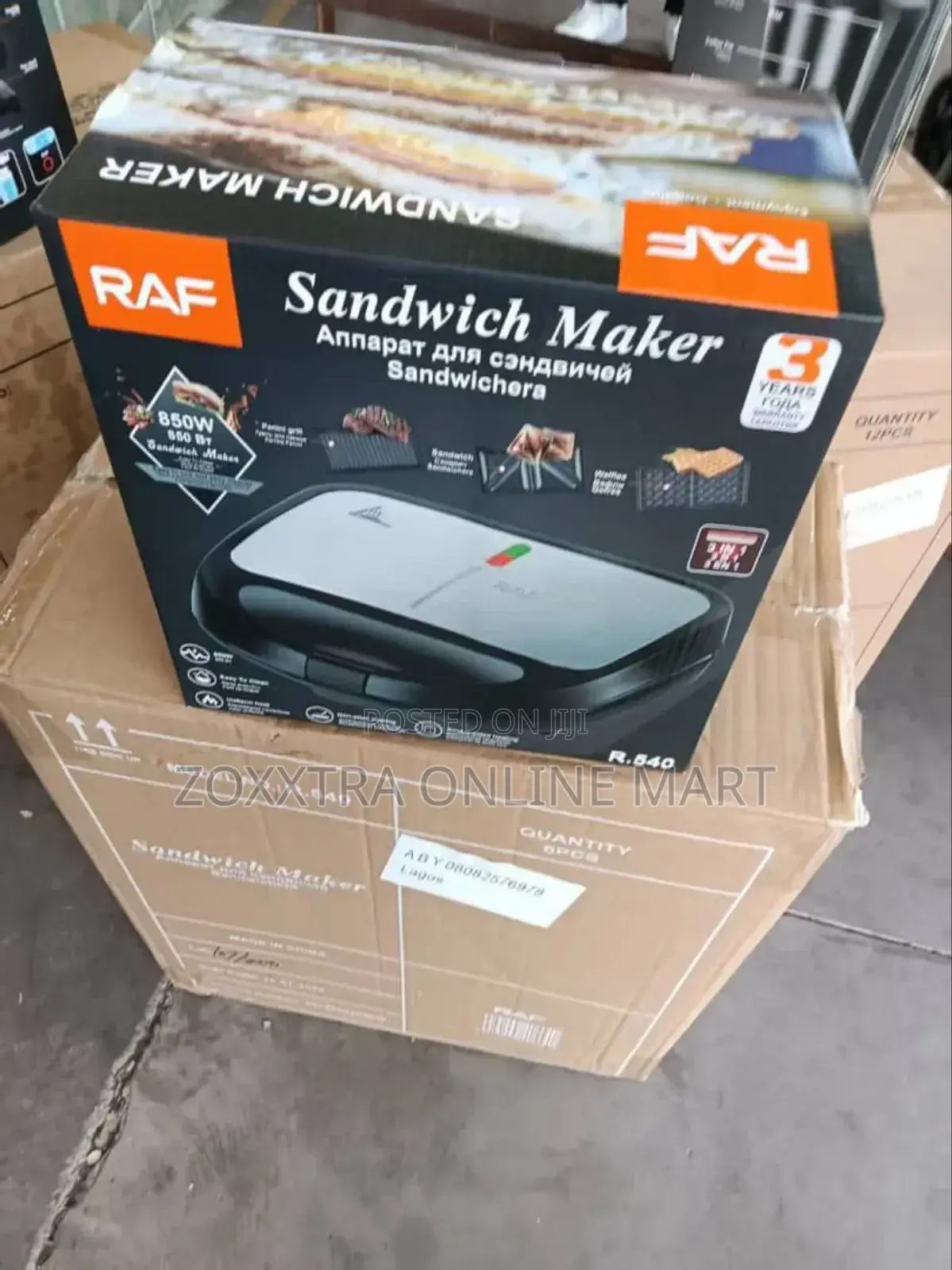 Raf 3-Ín-1 Sandwich Maker
