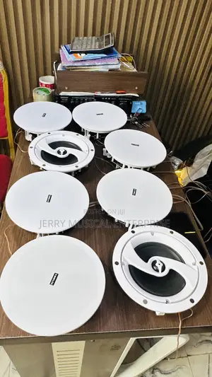 60watts Frameless Ceiling Speakers With Bass