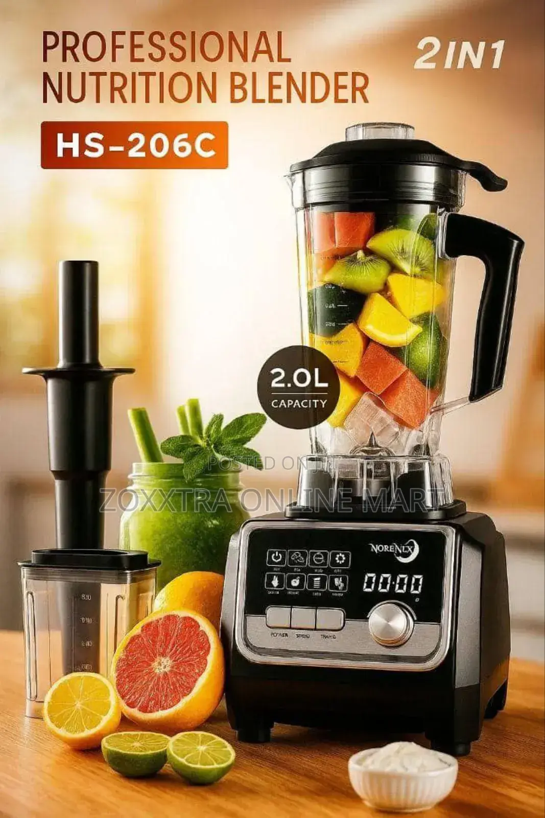 Moremix 2-in-1 100% Copper Blender
