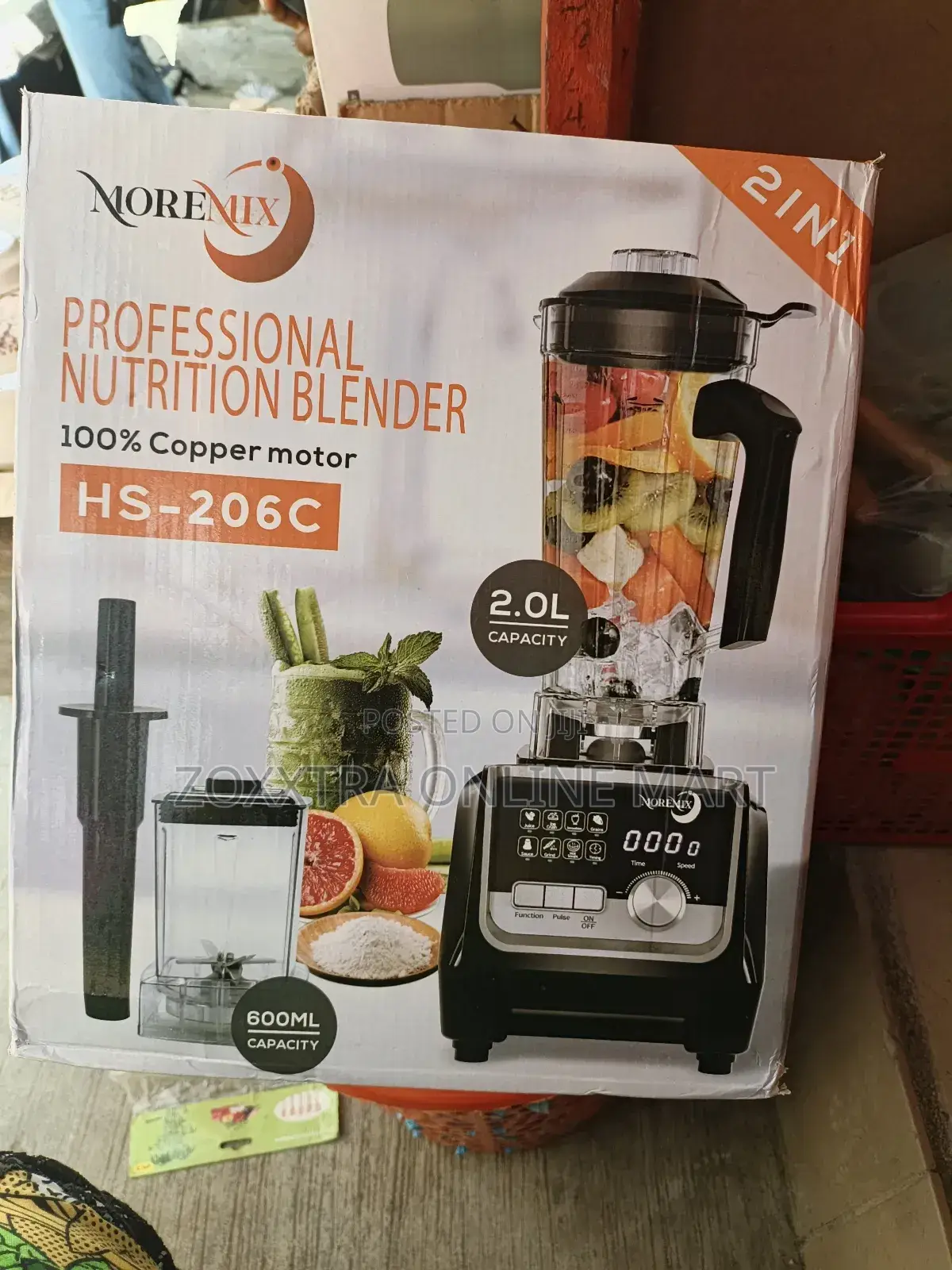 Moremix 2-in-1 100% Copper Blender